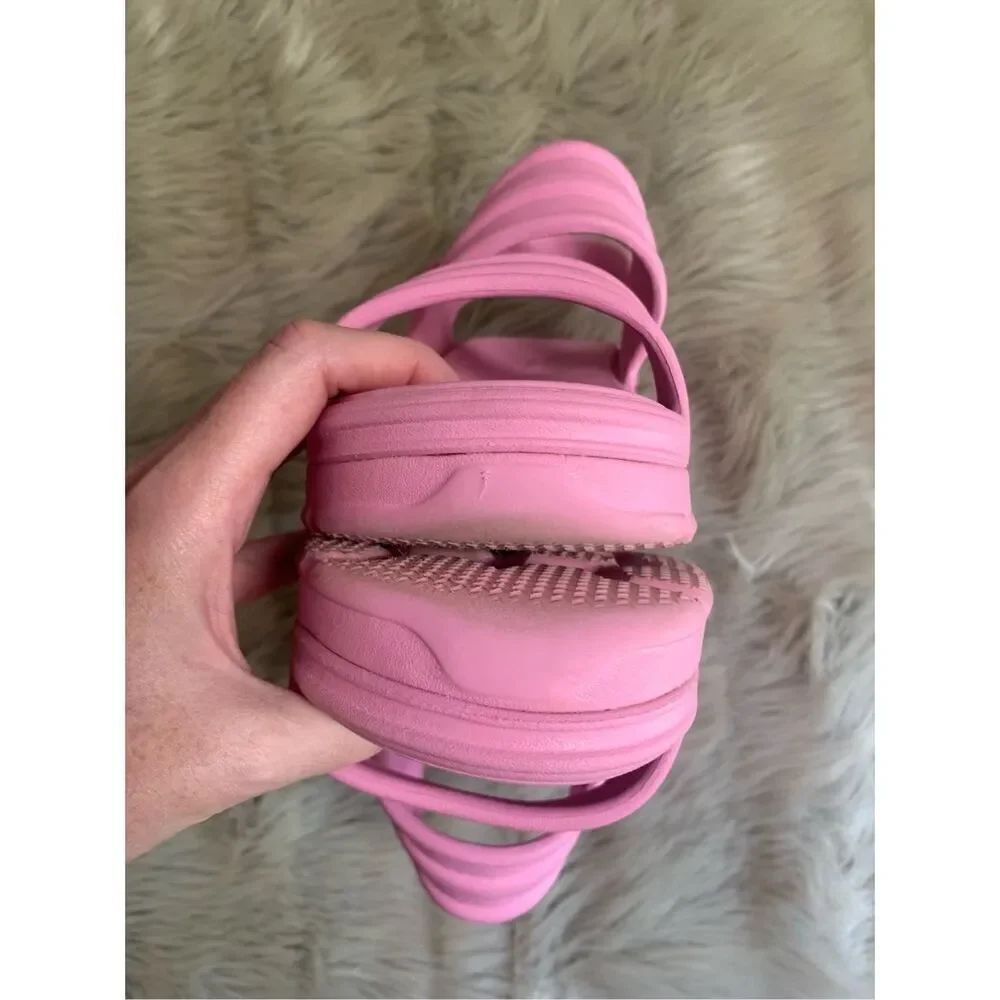 Womens Hunter Boots BLOOM ALGAE FOAM SANDAL Pink Fizz Size 9 - Picture 7 of 9